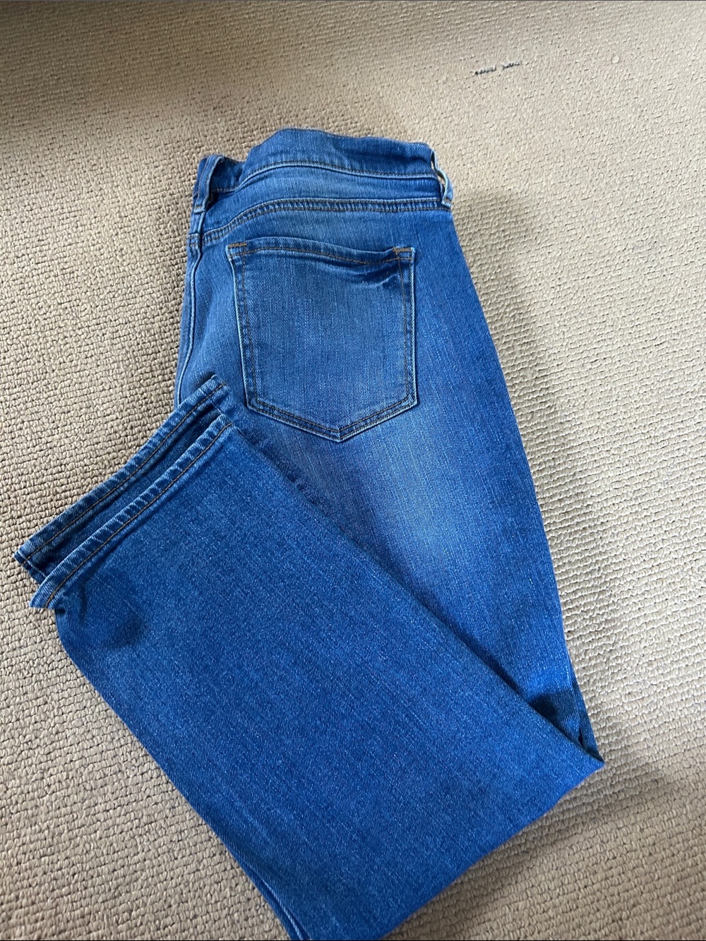 LOFT Blue Ankle Crop Jeans - Picture 2 of 2